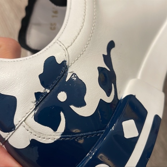 DOLCE & GABBANA Crown Heel Logo Sneakers
White navy sz 6 mens - Picture 10 of 10